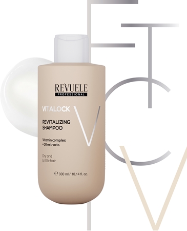 Revuele Professional Vitalock Revitalizing Revitalizing Shampoo for dry and brittle hair