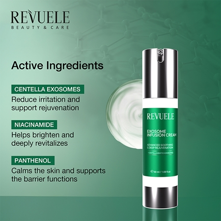 Revuele Exosome Infusion Cream Moisture Recovery Cream with soothing effect