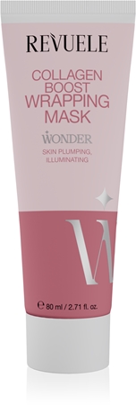 Revuele Wonder Collagen Boost Wrapping Mask Sleeping Mask to brighten and smooth the skin