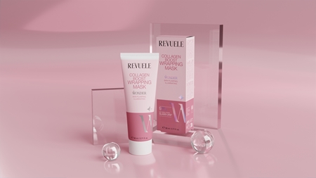 Revuele Wonder Collagen Boost Wrapping Mask Sleeping Mask to brighten and smooth the skin
