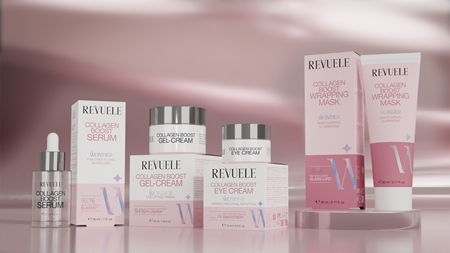 Revuele Wonder Collagen Boost Wrapping Mask Sleeping Mask to brighten and smooth the skin