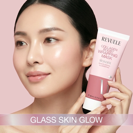 Revuele Wonder Collagen Boost Wrapping Mask Sleeping Mask to brighten and smooth the skin