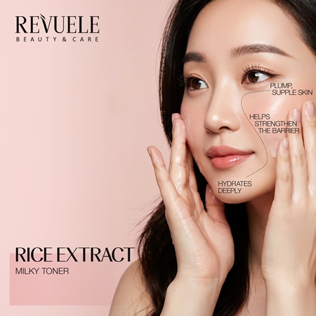 Revuele Rice Extract Milky Toner milk toner to restore the skin barrier