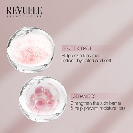 Revuele Rice Extract Milky Toner milk toner to restore the skin barrier