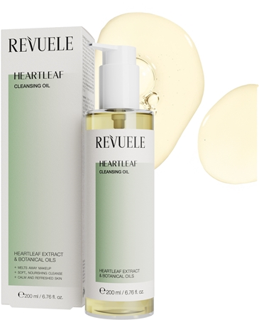 Revuele Heartleaf Cleansing Oil Cleansing Oil Makeup Remover for the face