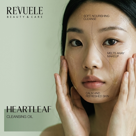 Revuele Heartleaf Cleansing Oil Cleansing Oil Makeup Remover for the face
