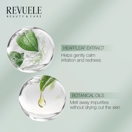 Revuele Heartleaf Cleansing Oil Cleansing Oil Makeup Remover for the face