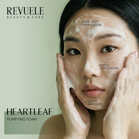 Revuele Heartleaf Purifying Foam Deep-Cleansing Foam