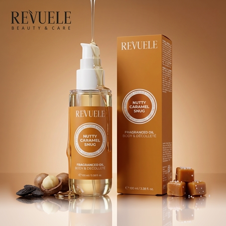 Revuele Nutty Caramel Snug Fragranced Oil parfümiertes öl für den Körper