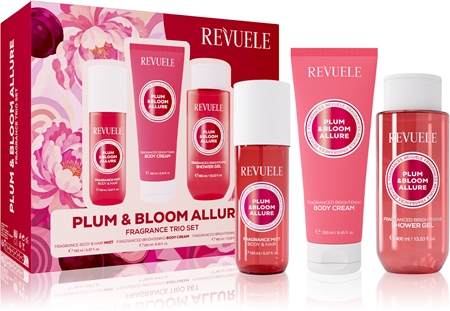 Revuele Plum & Bloom Allure Fragrance Trio Set Geschenkset für den Körper für Damen
