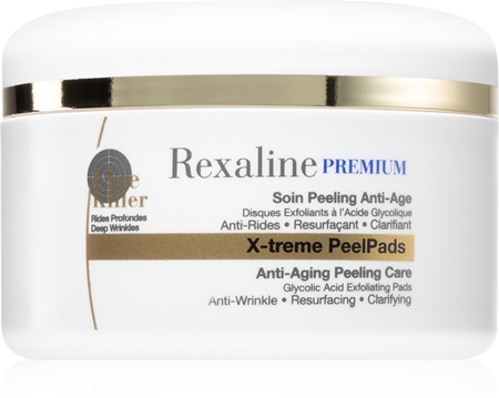 Rexaline Premium Line-Killer X-treme Peel Pads eksfoliaciniai valomieji diskeliai senėjimą lėtinančio poveikio
