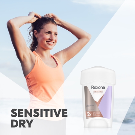Rexona Maximum Protection Sensitive Dry krémový antiperspirant proti nadměrnému pocení