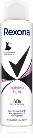 Rexona Invisible Pure antiperspirant ve spreji