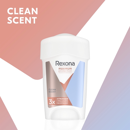 Rexona Maximum Protection Clean Scent krémový antiperspirant proti nadmernému poteniu
