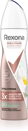 Rexona Maximum Protection Lime & Waterlily Scent antiperspirant to treat excessive sweating