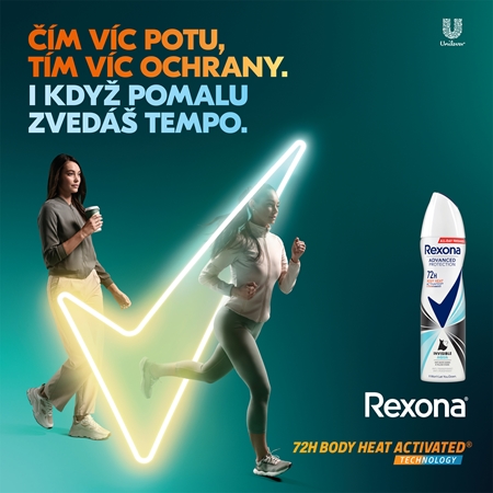 Rexona Advanced Protection Invisible antiperspirant ve spreji 72h