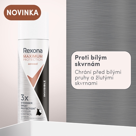 Rexona Maximum Protection Invisible antiperspirant ve spreji proti nadměrnému pocení