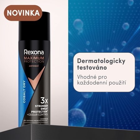 Rexona Men Maximum Protection Cobalt Dry antiperspirant ve spreji proti nadměrnému pocení