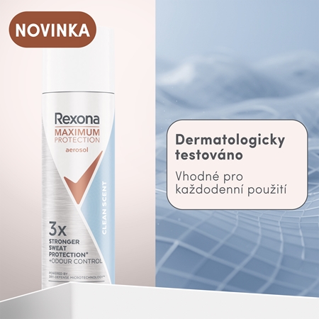 Rexona Maximum Protection Clean Scent antiperspirant ve spreji proti nadměrnému pocení
