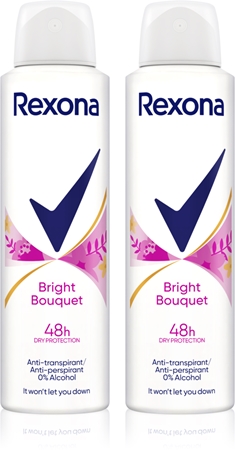 Rexona Sexy Bouquet Antiperspirant antitraspirante spray 2 x 150 ml (confezione conveniente)
