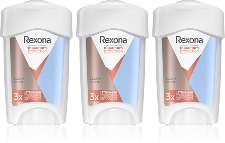 Rexona Maximum Protection Clean Scent creme antitranspirante para redução do suor formato poupança
