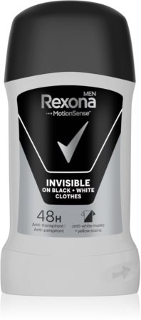 Rexona Invisible on Black + White Clothes Antiperspirant antitraspirante solido