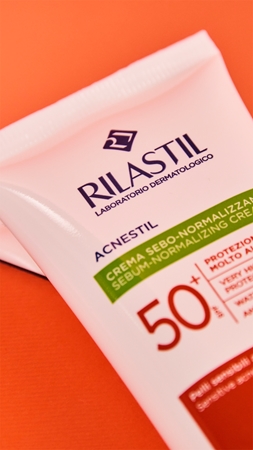 Rilastil Acnestil Protective Matt Cream for Face SPF 50+