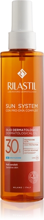 Rilastil Sun System moisturising tanning oil spray SPF 30