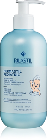 Rilastil Dermastil Pediatric gel douche et shampoing doux pour enfant