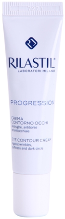 Rilastil Progression eye cream to treat wrinkles, puffiness and dark circles