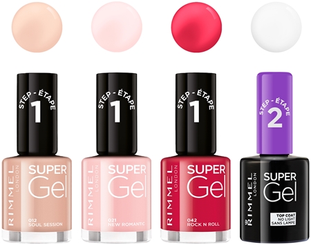 Rimmel Super Gel Step 2 vrchný ochranný lak na nechty s leskom