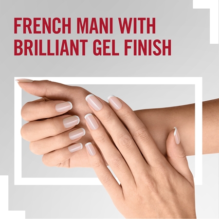 Rimmel Super Gel Step 1 prancūziško manikiūro nagų lakas