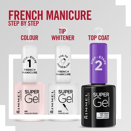 Rimmel Super Gel Step 2 Glitter lac de unghii/parte sus pentru stralucire