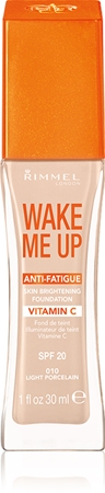 Rimmel Wake Me Up base líquida iluminadora SPF 20
