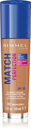 Rimmel Match Perfection Šķidrs tonālais krēms SPF 20