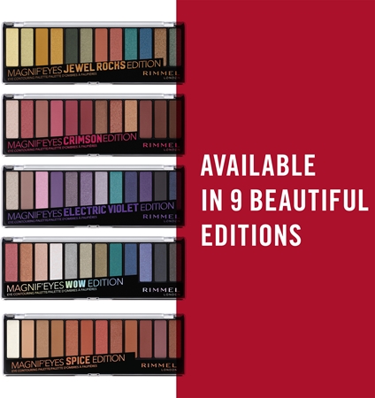 Rimmel Magnif’ Eyes paleta očních stínů