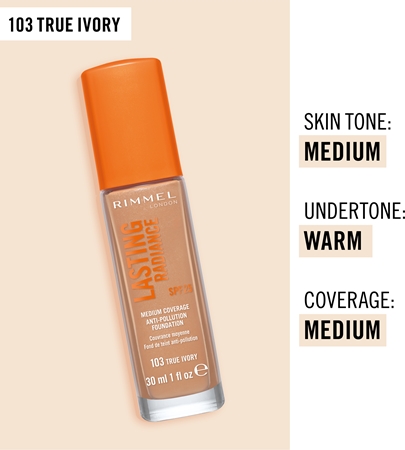 Rimmel Lasting Radiance rozjasňující make-up SPF 25