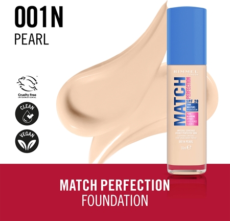 Rimmel Match Perfection base líquida SPF 20