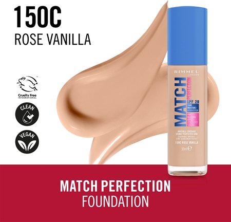 Rimmel Match Perfection podkład w płynie SPF 20