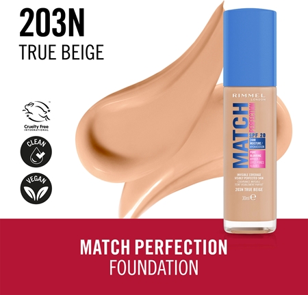 Rimmel Match Perfection Flüssiges Make Up SPF 20