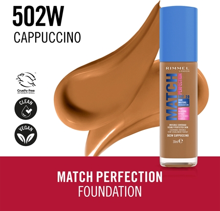 Rimmel Match Perfection podkład w płynie SPF 20