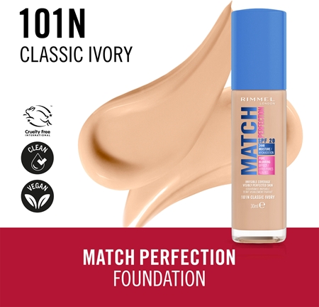 Rimmel Match Perfection Flüssiges Make Up SPF 20