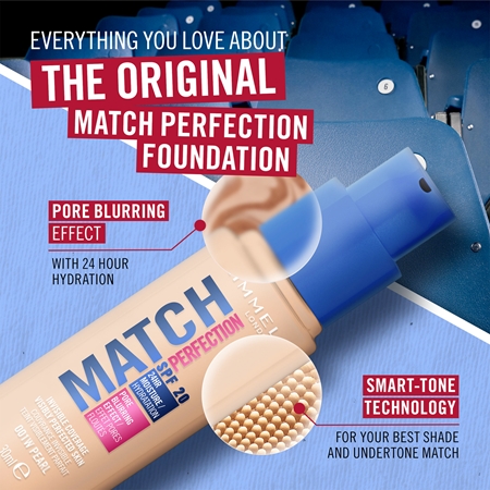 Rimmel Match Perfection liquid foundation SPF 15