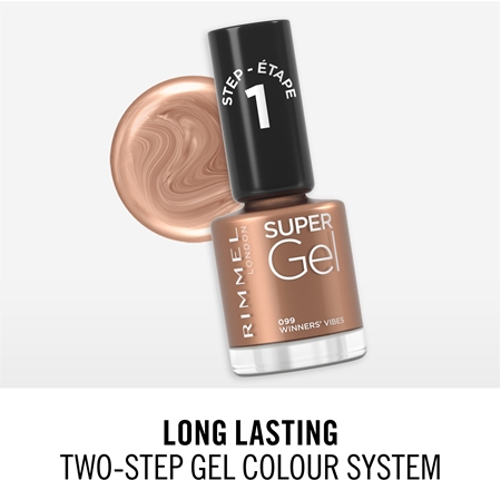 Rimmel Super Gel géles körömlakk UV/LED lámpa használata nélkül