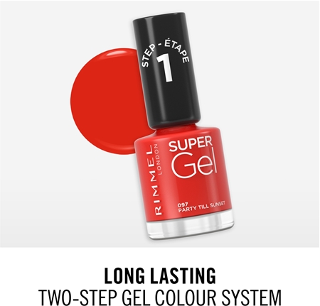 Rimmel Super Gel géles körömlakk UV/LED lámpa használata nélkül