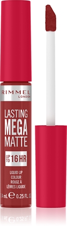 Rimmel Lasting Mega Matte lehká tekutá matná rtěnka 16h