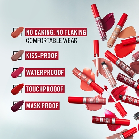 Rimmel Lasting Mega Matte lehká tekutá matná rtěnka 16h
