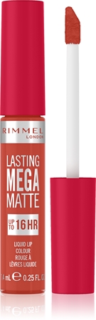 Rimmel Lasting Mega Matte ľahký tekutý matný rúž 16h