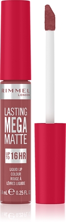 Rimmel Lasting Mega Matte ľahký tekutý matný rúž 16h