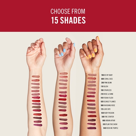 Rimmel Lasting Mega Matte lehká tekutá matná rtěnka 16h